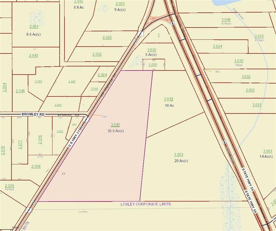 20 Acres of Land for Sale in Loxley, Alabama