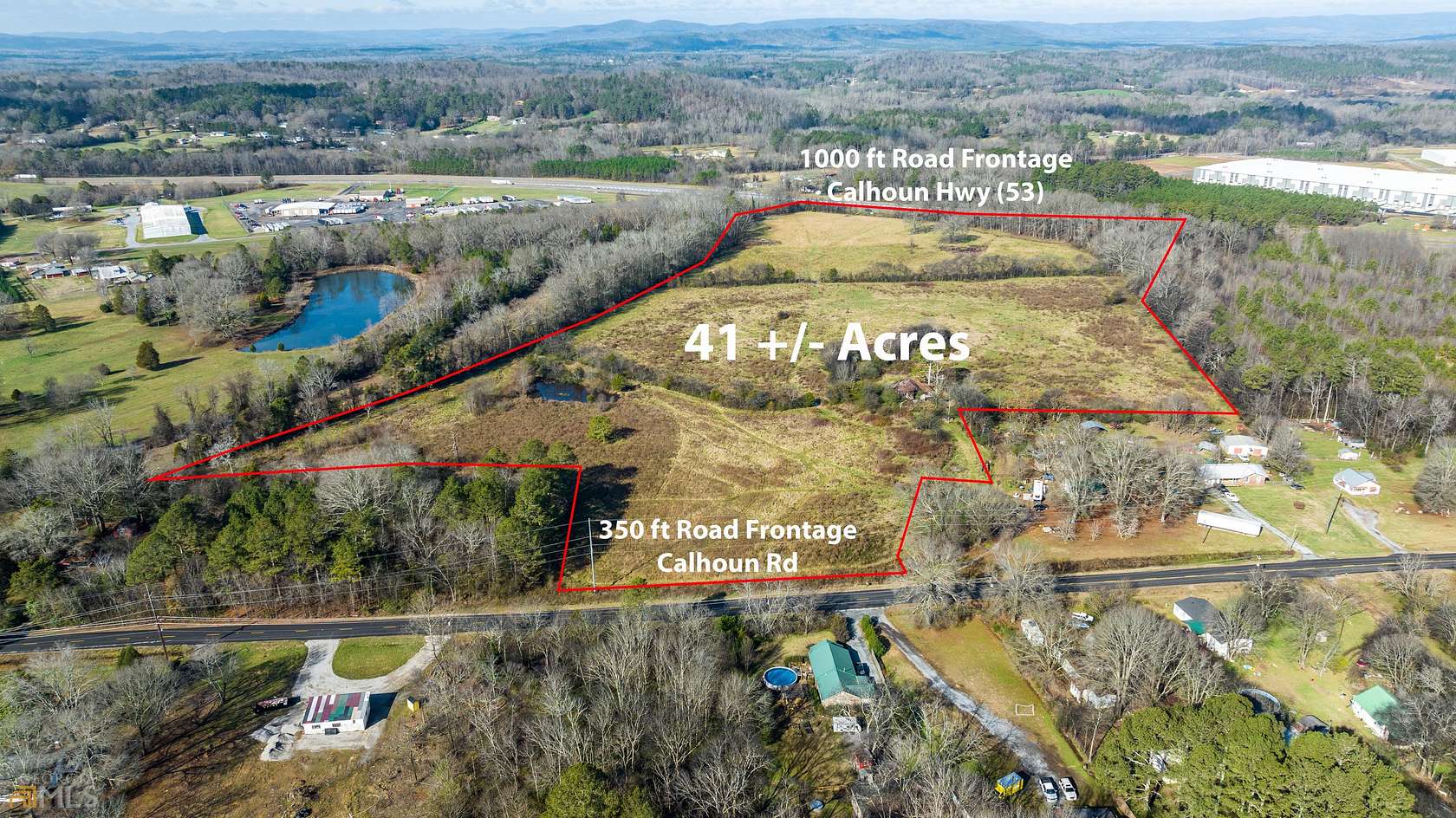 41.7 Acres of Commercial Land for Sale in Rome, Georgia