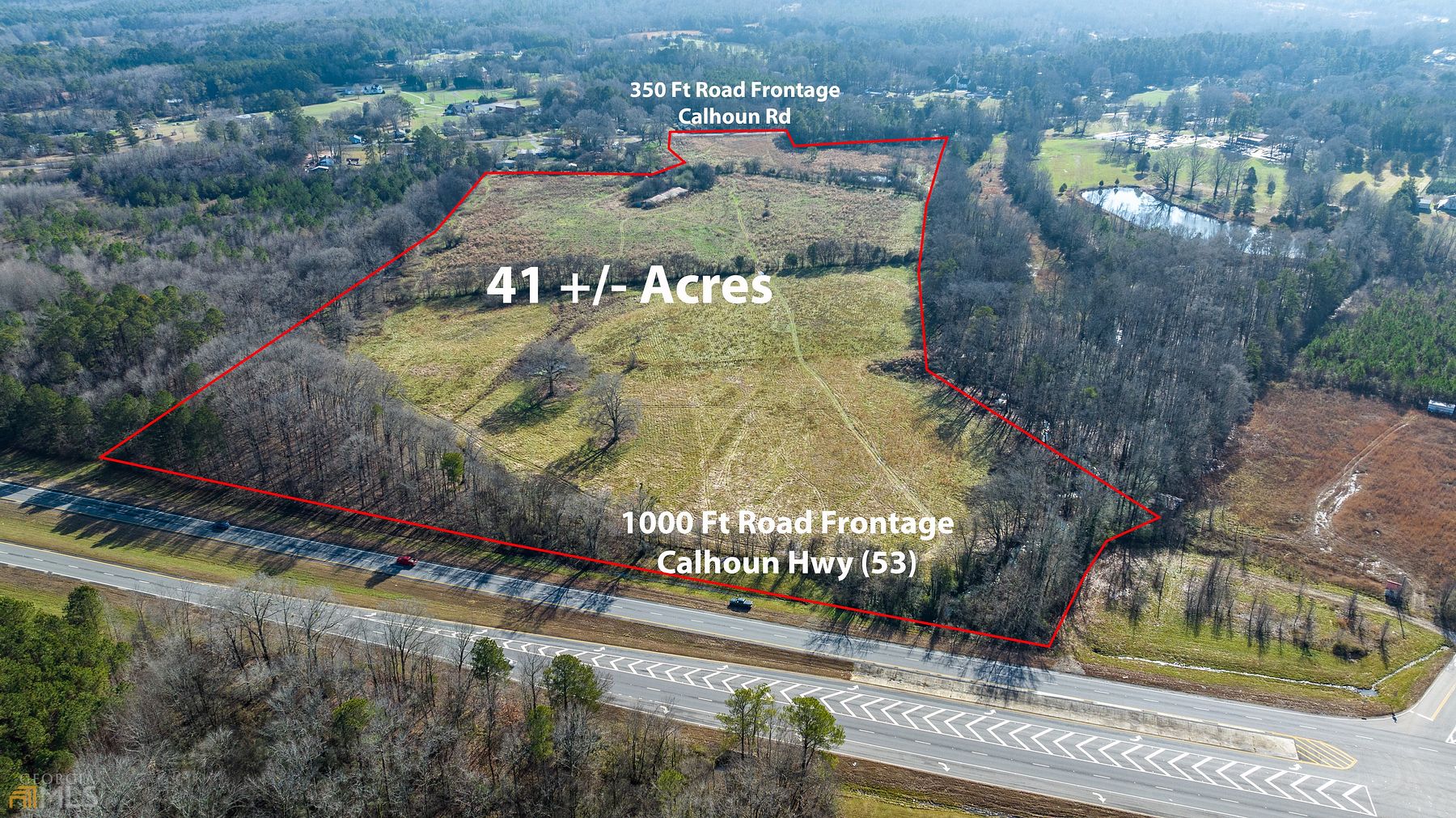 41.7 Acres of Commercial Land for Sale in Rome, Georgia
