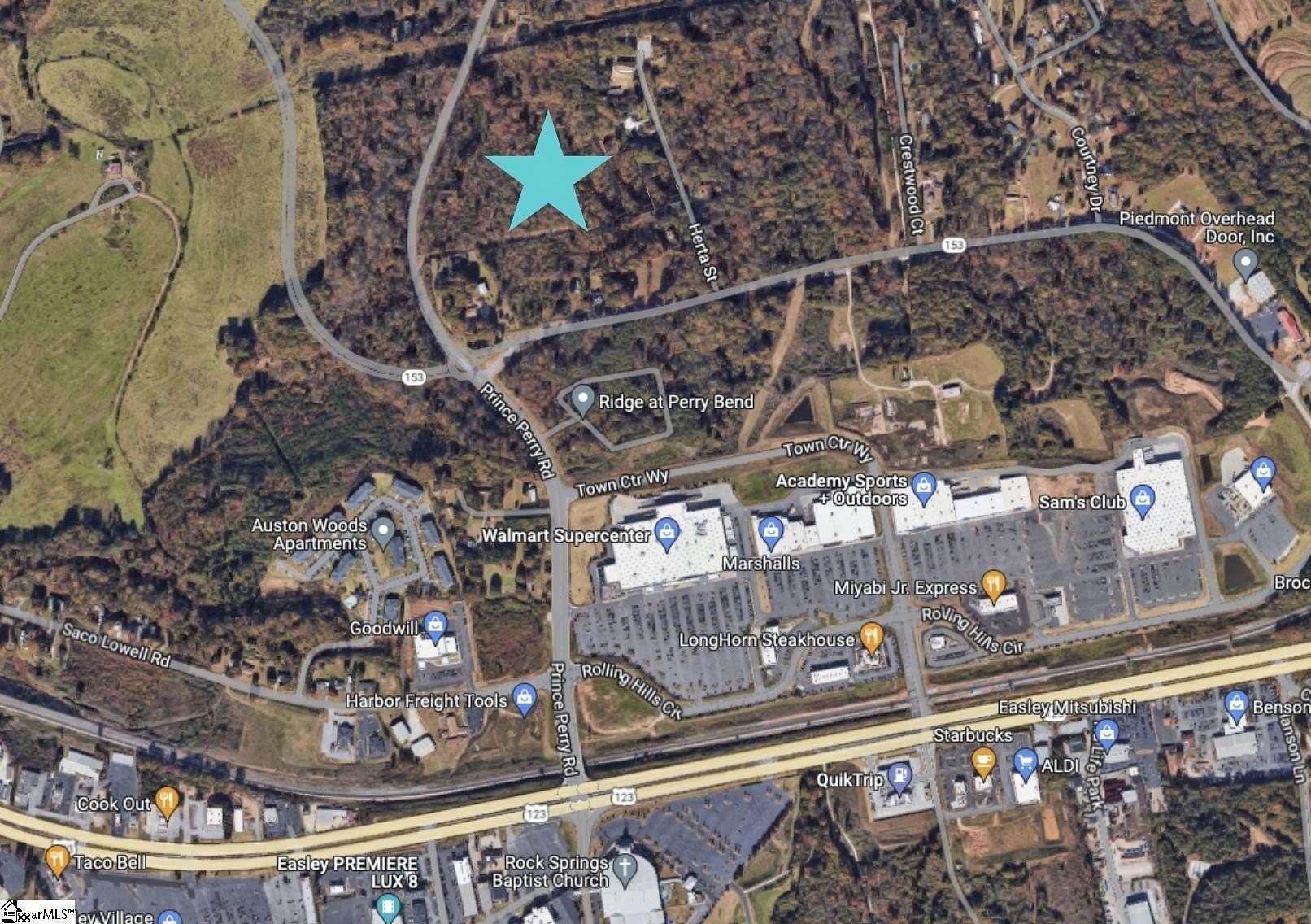 17 Acres of Mixed-Use Land for Sale in Easley, South Carolina