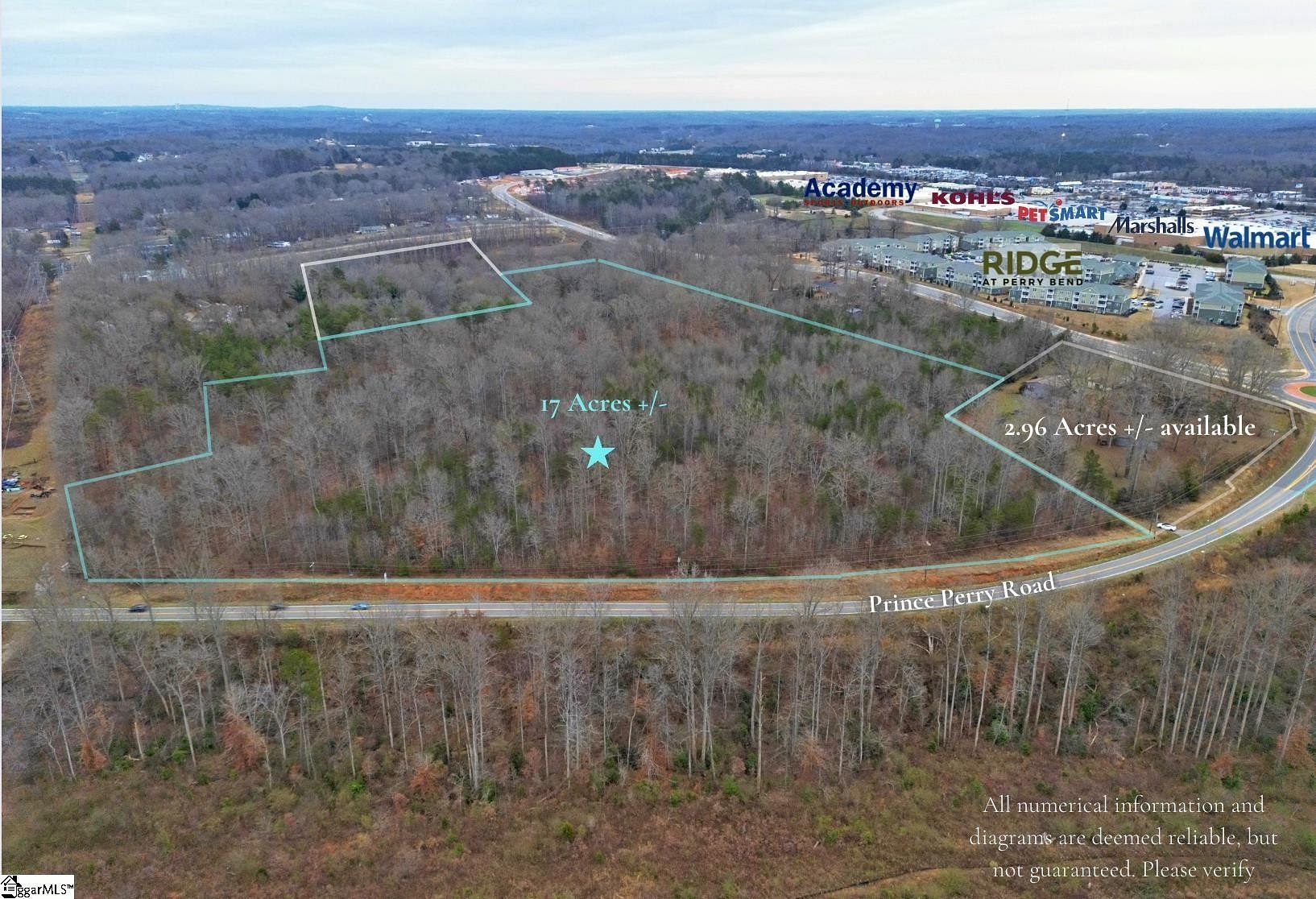 17 Acres of Mixed-Use Land for Sale in Easley, South Carolina