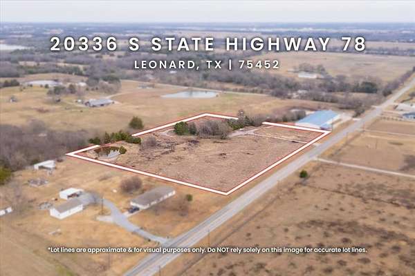 5.1 Acres of Land for Sale in Leonard, Texas