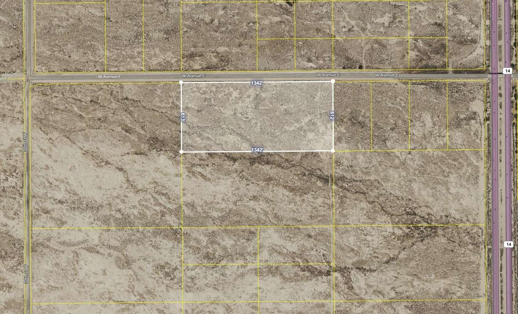 18.864 Acres of Land for Sale in Lancaster, California