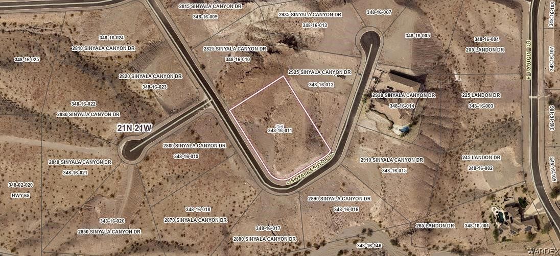 1.28 Acres of Residential Land for Sale in Bullhead City, Arizona