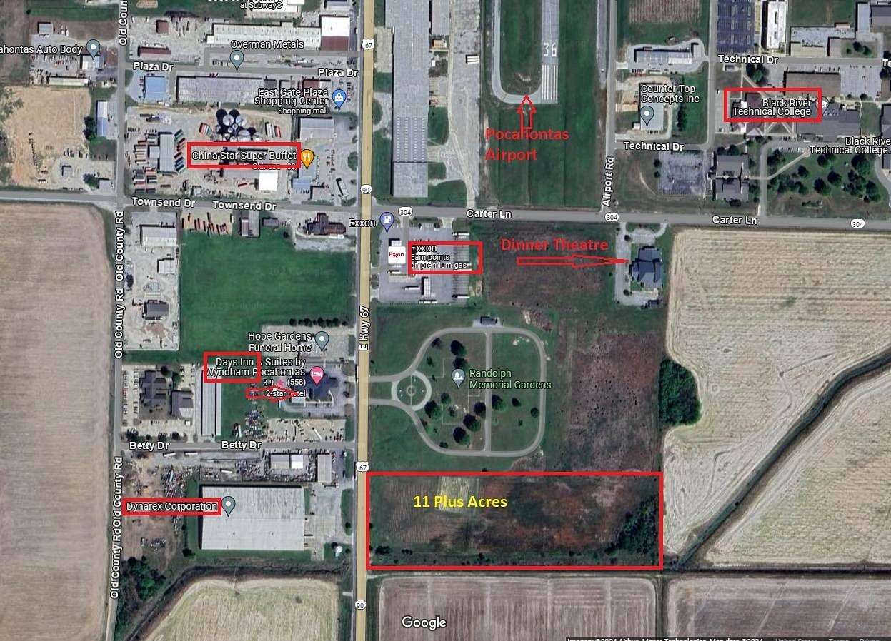 11.2 Acres of Commercial Land for Sale in Pocahontas, Arkansas