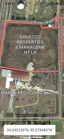 9 Acres of Commercial Land for Sale in Marks, Mississippi