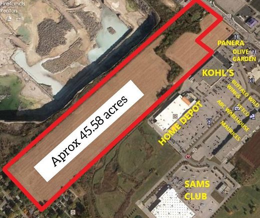 45.6 Acres of Commercial Land for Sale in Sandusky, Ohio