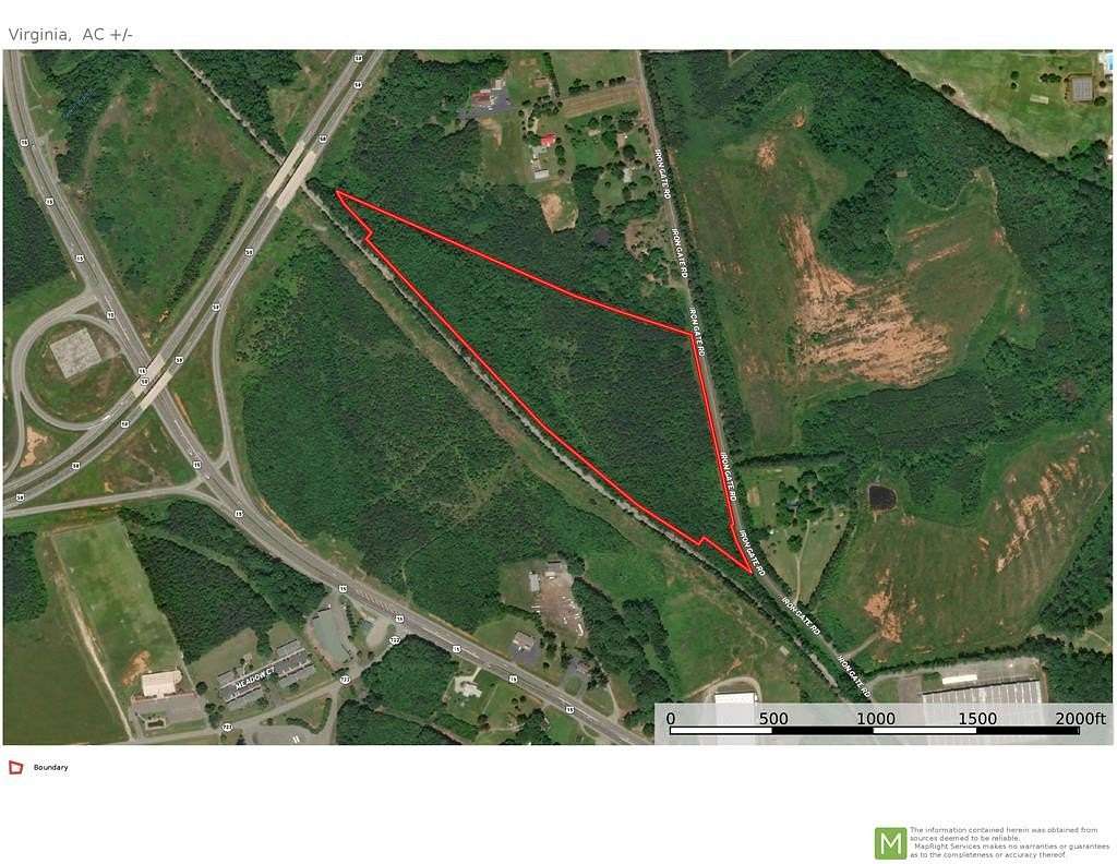 24.5 Acres of Agricultural Land for Sale in Clarksville, Virginia