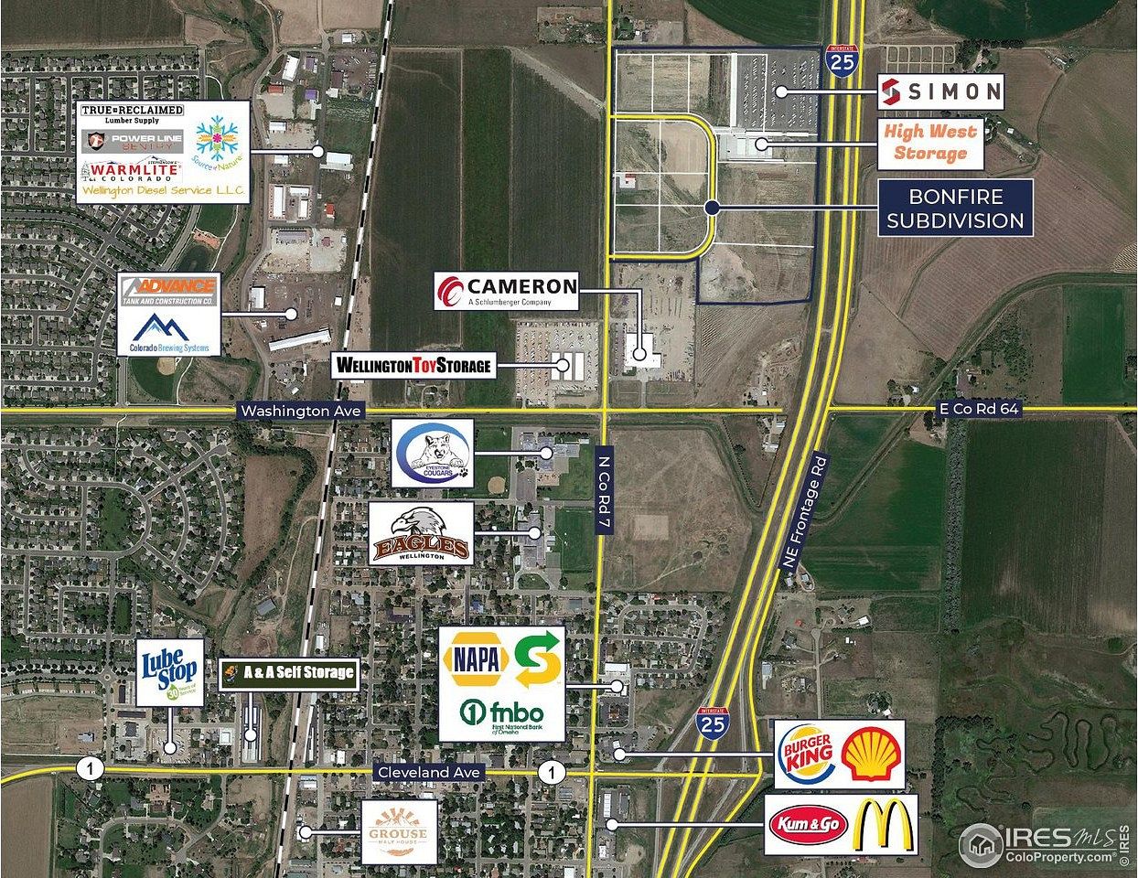2.7 Acres of Commercial Land for Sale in Wellington, Colorado