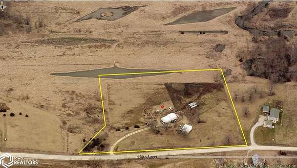 6.6 Acres of Land with Home for Sale in Derby, Iowa