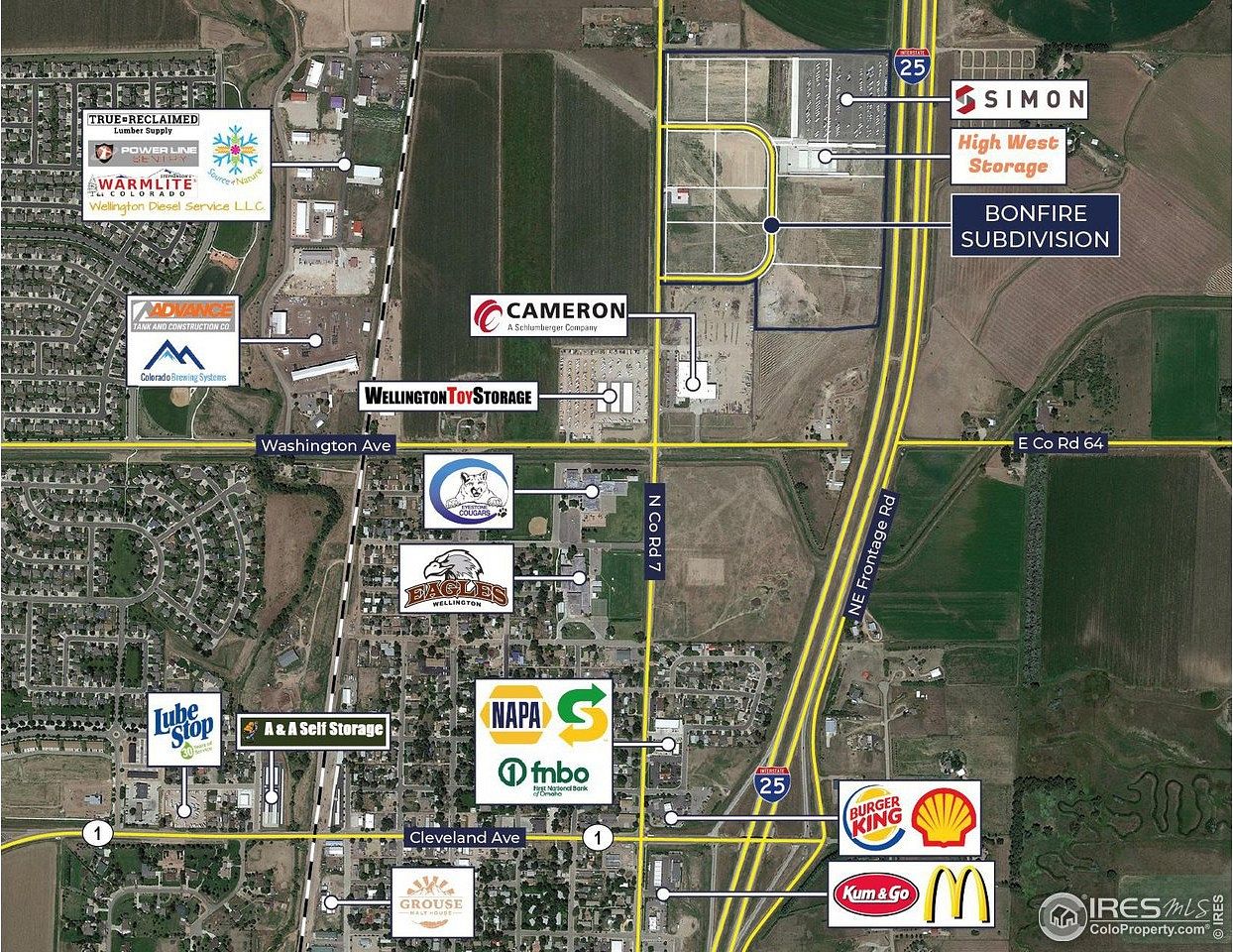 3 Acres of Commercial Land for Sale in Wellington, Colorado