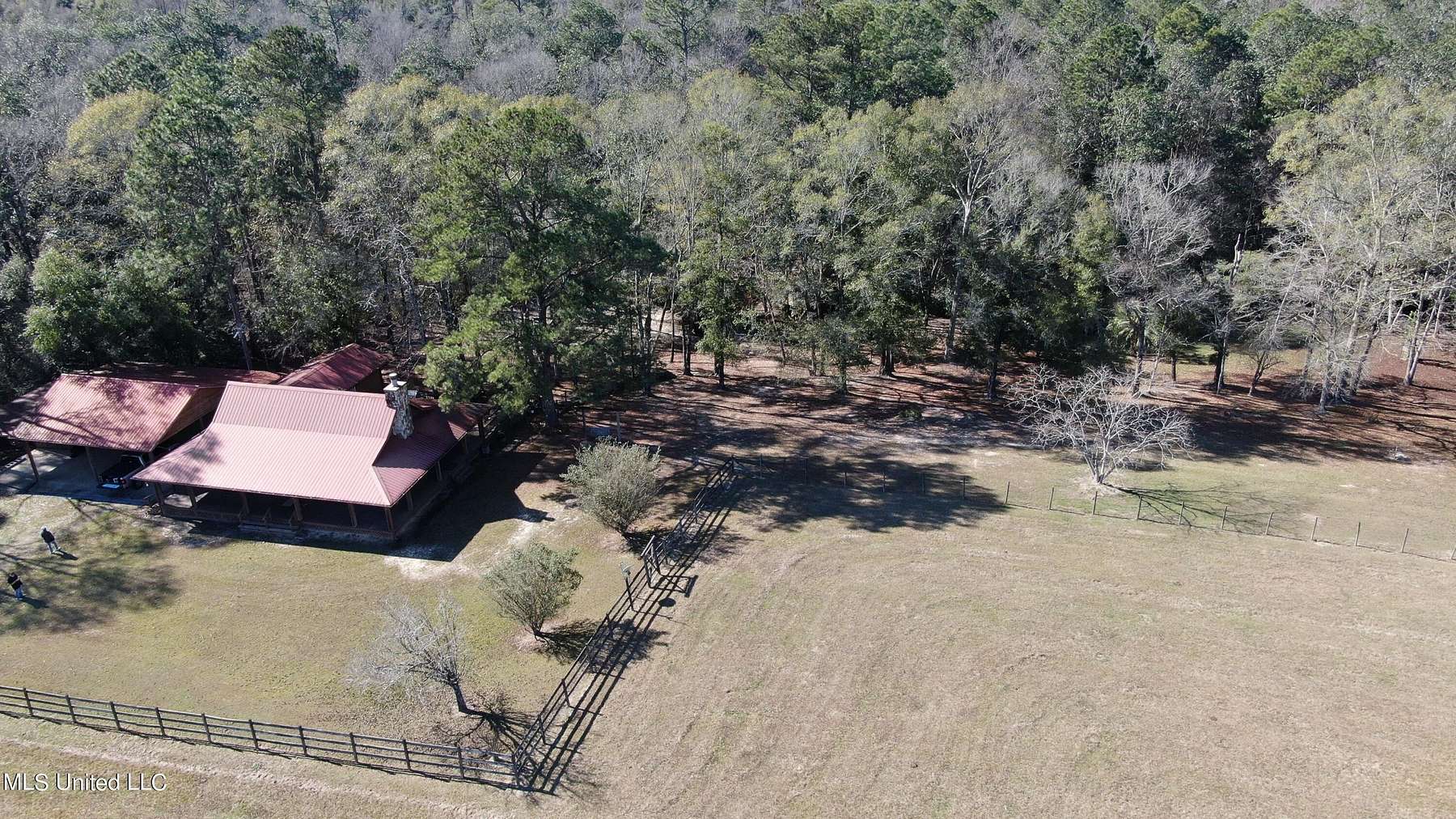 127 Acres of Land with Home for Sale in Lucedale, Mississippi