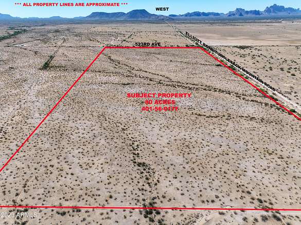 80.1 Acres of Land for Sale in Tonopah, Arizona