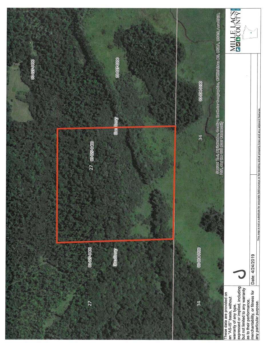 65.3 Acres of Recreational Land & Farm for Sale in Onamia, Minnesota
