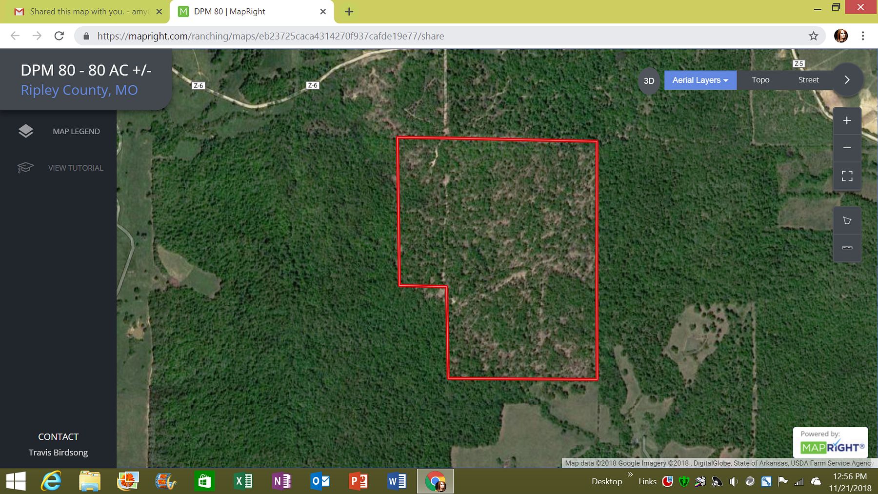 80 Acres of Recreational Land & Farm for Sale in Gatewood, Missouri