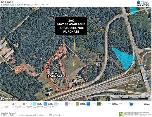 6 Acres of Land for Sale in Spartanburg, South Carolina