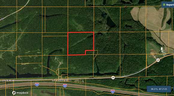 33.5 Acres of Recreational Land & Farm for Sale in Lynnville, Indiana