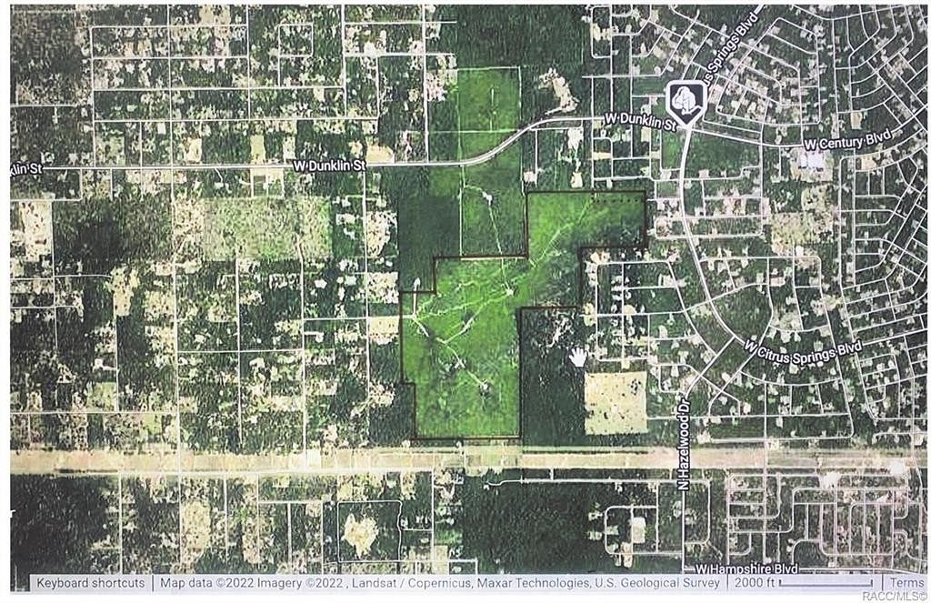 348 Acres of Land for Sale in Dunnellon, Florida