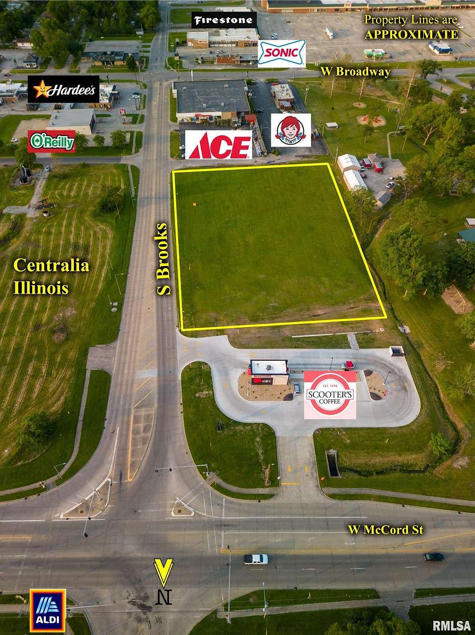 2.6 Acres of Commercial Land for Sale in Centralia, Illinois