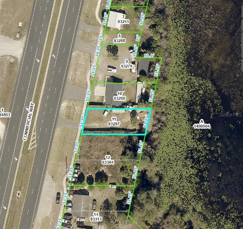 0.14 Acres of Commercial Land for Sale in Weeki Wachee, Florida