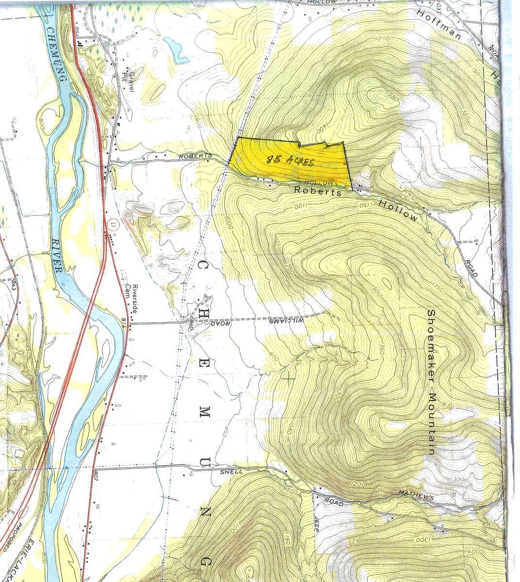 85 Acres of Recreational Land & Farm for Sale in Chemung, New York