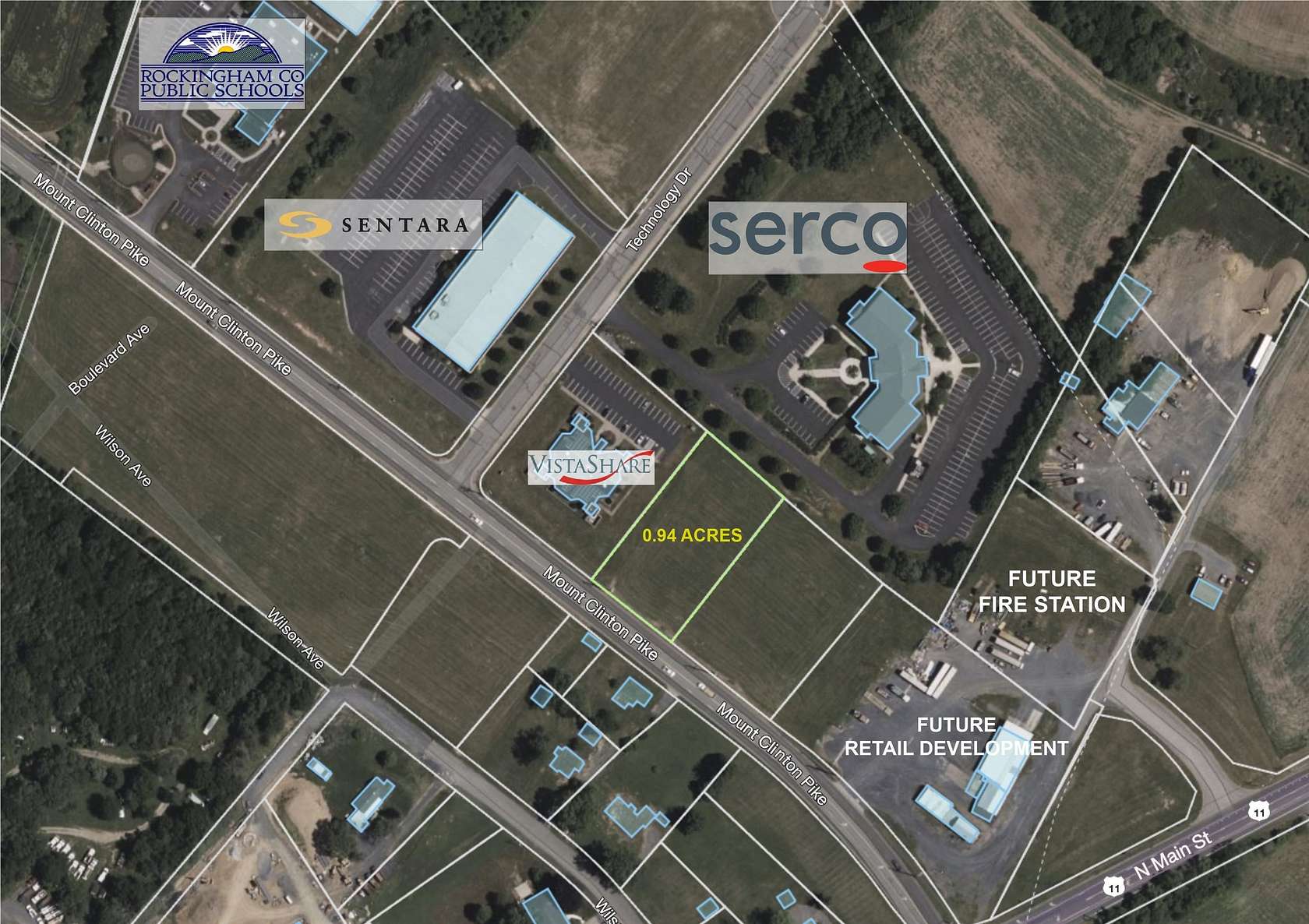 0.94 Acres of Commercial Land for Sale in Harrisonburg, Virginia