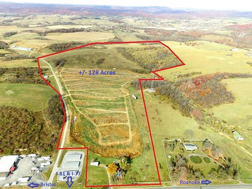 128 Acres of Improved Agricultural Land for Sale in Wytheville, Virginia