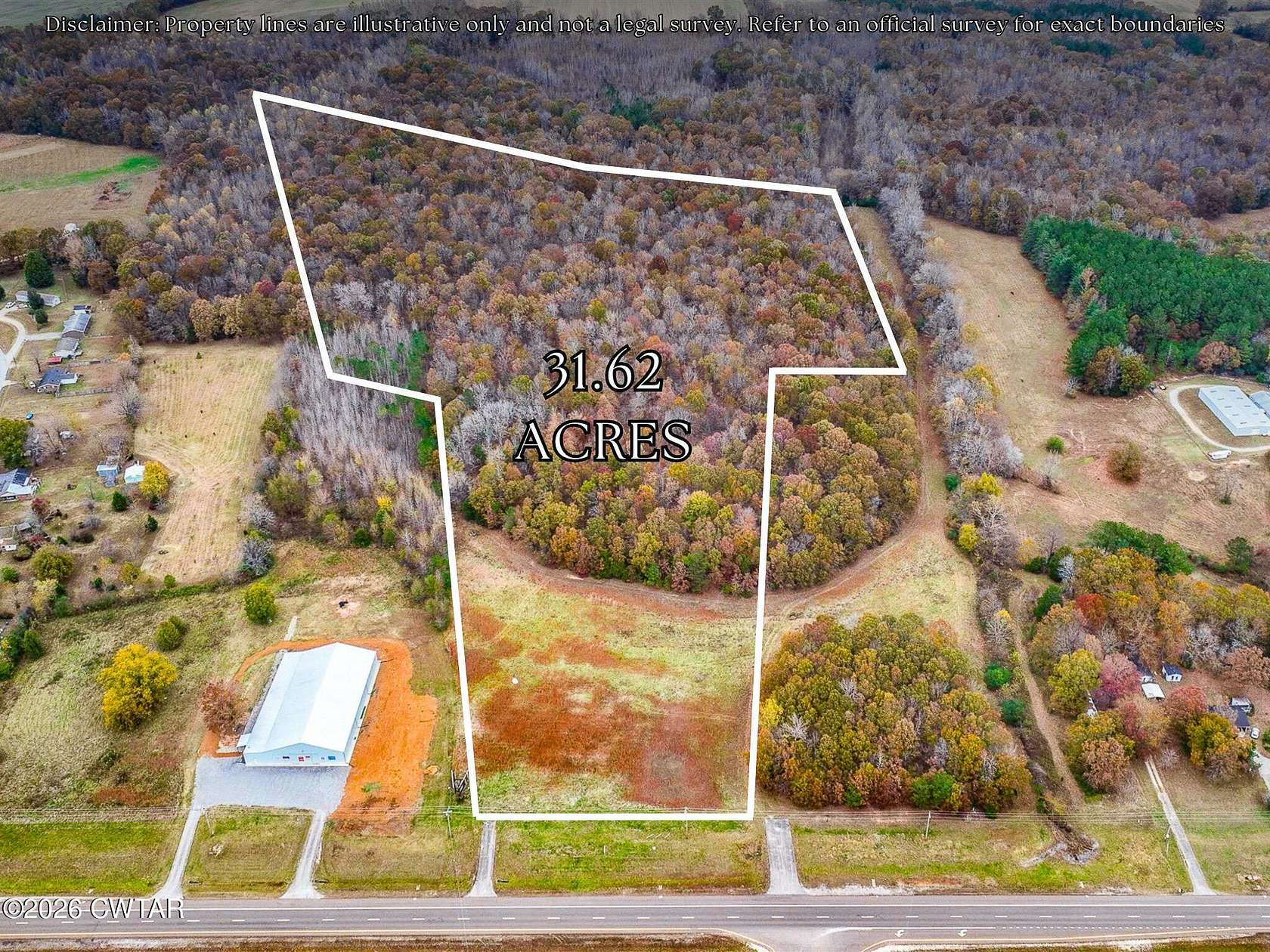 31.6 Acres of Commercial Land for Sale in Lexington, Tennessee