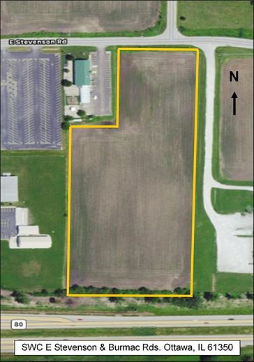 9.7 Acres of Land for Sale in Ottawa, Illinois
