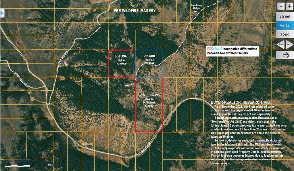 40.2 Acres of Recreational Land for Sale in Three Forks, Montana