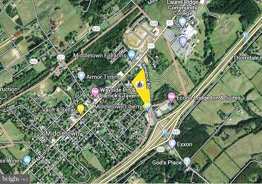 7.8 Acres of Commercial Land for Sale in Middletown, Virginia