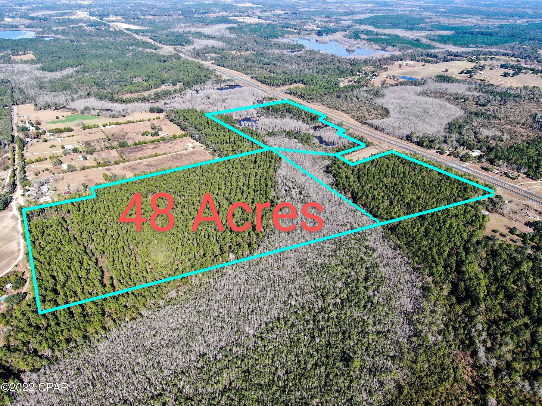 48 Acres of Recreational Land for Sale in Bonifay, Florida