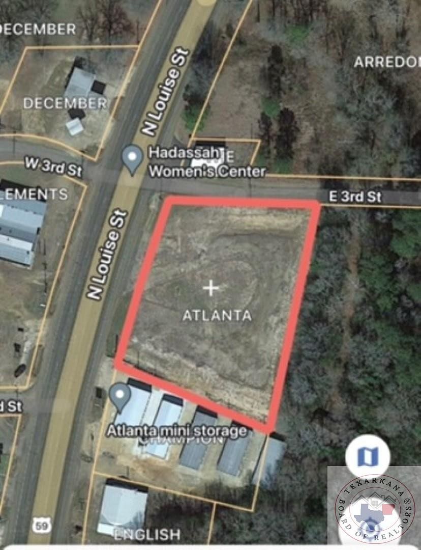 1.8 Acres of Commercial Land for Sale in Atlanta, Texas