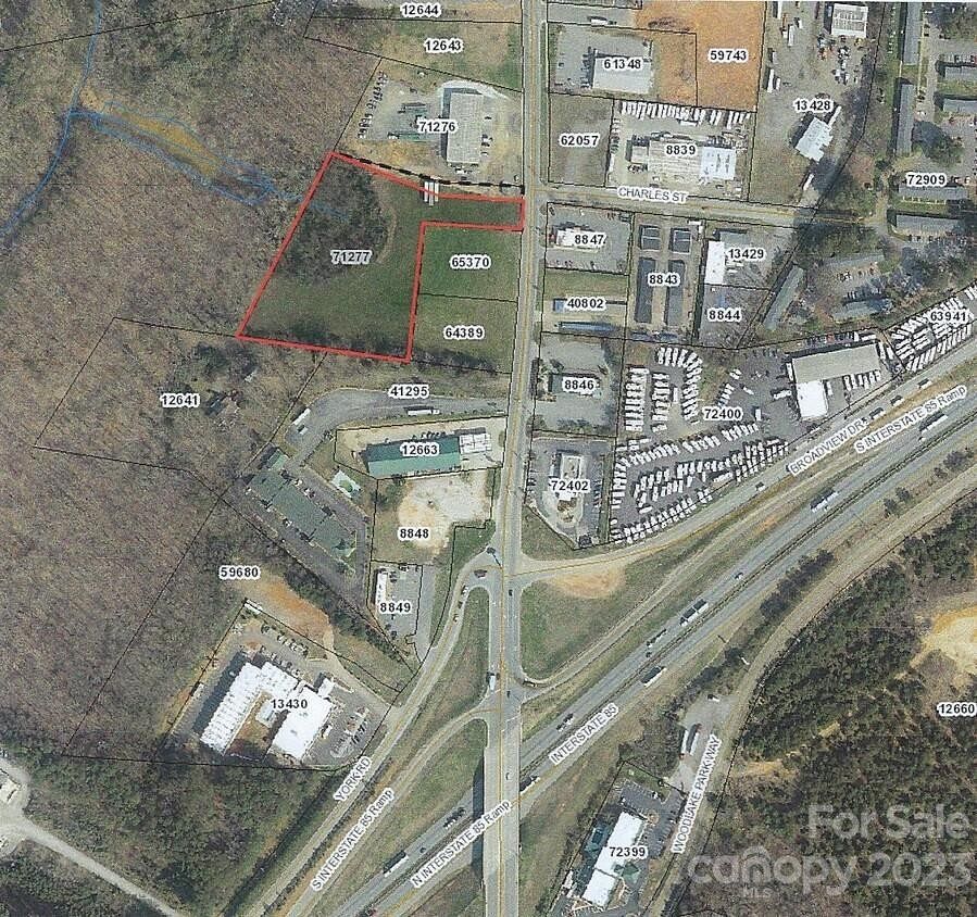 3.4 Acres of Commercial Land for Sale in Kings Mountain, North Carolina