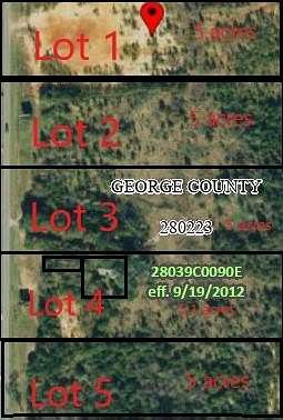 5 Acres of Land for Sale in Lucedale, Mississippi