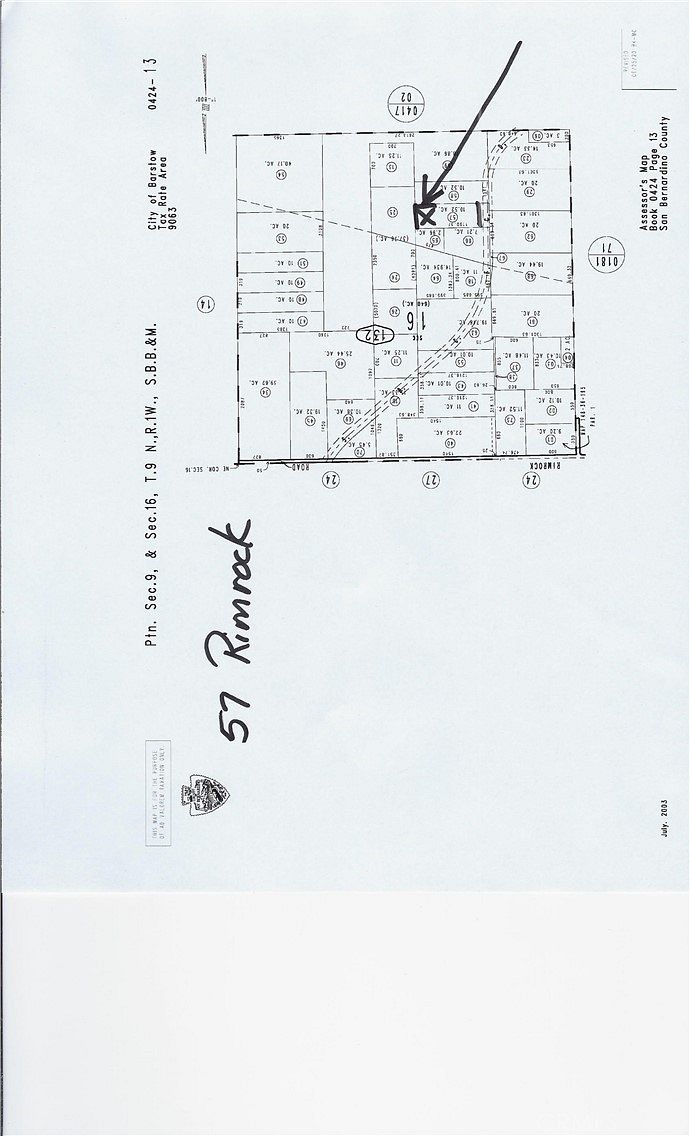 10 Acres of Land for Sale in Barstow, California