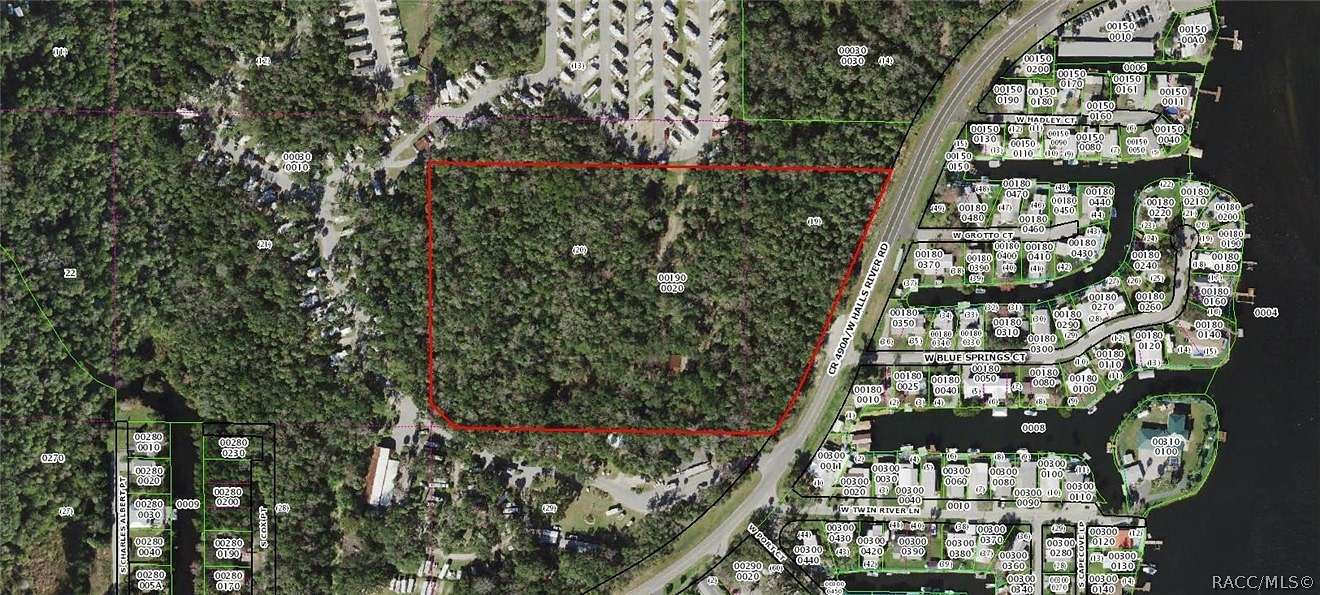 10.96 Acres of Land for Sale in Homosassa, Florida