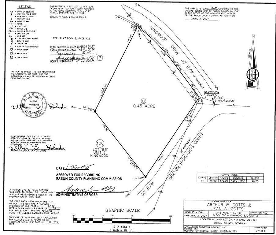 0.45 Acres of Residential Land for Sale in Clayton, Georgia
