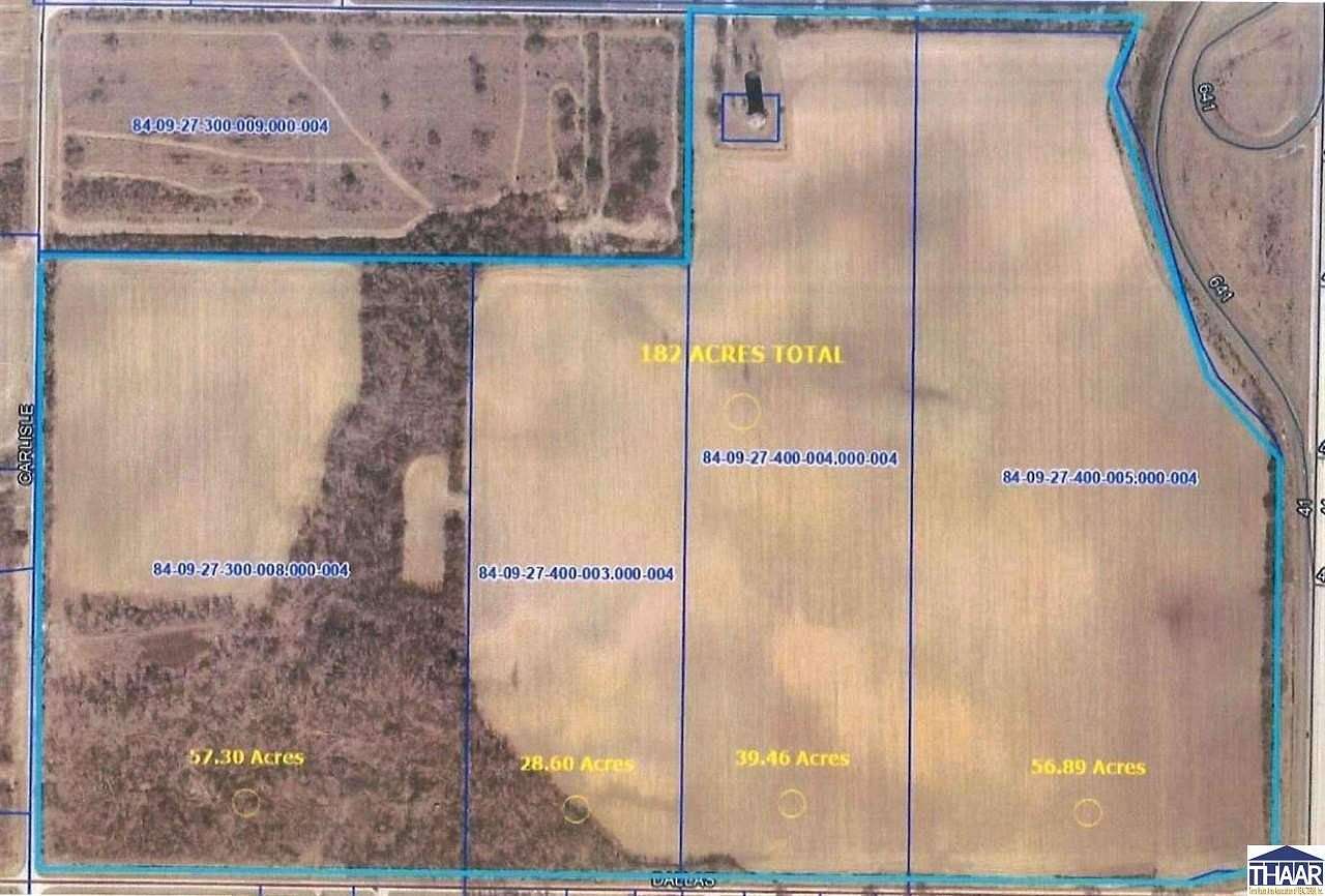 182 Acres of Land for Sale in Terre Haute, Indiana