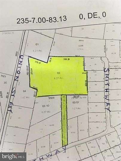 4.27 Acres of Residential Land for Sale in Milton, Delaware