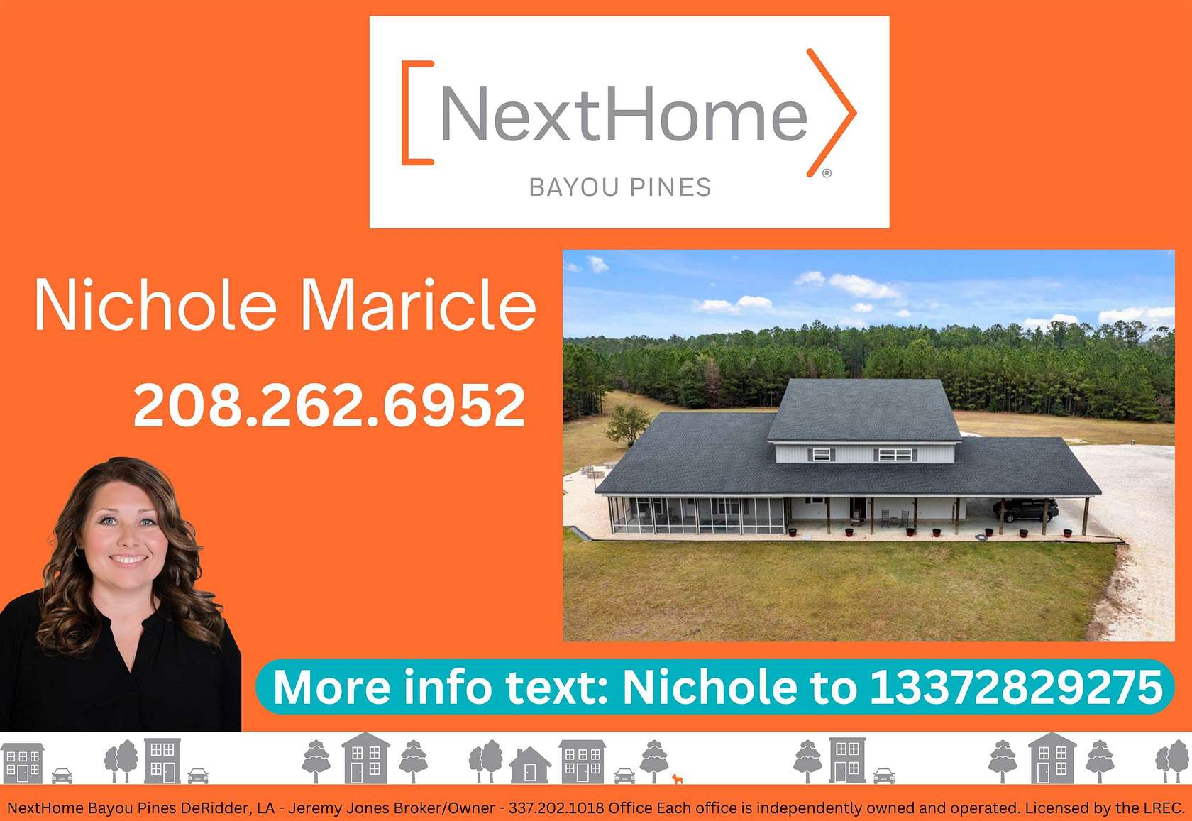 34 Acres of Recreational Land with Home for Sale in Merryville, Louisiana