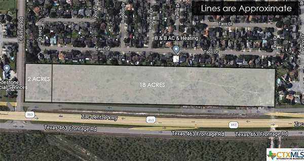 18 Acres of Commercial Land for Sale in Victoria, Texas