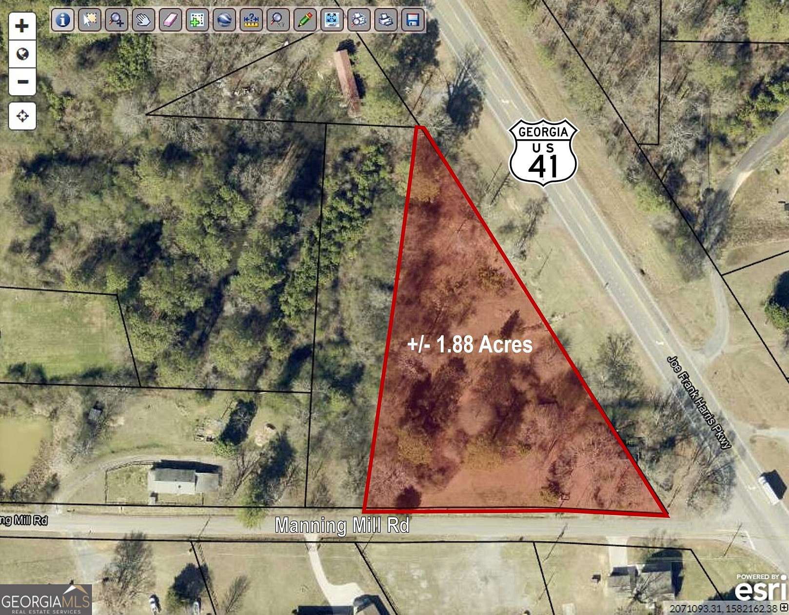 1.88 Acres of Improved Mixed-Use Land for Sale in Adairsville, Georgia