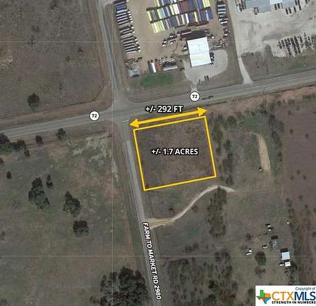 1.687 Acres of Commercial Land for Sale in Yorktown, Texas