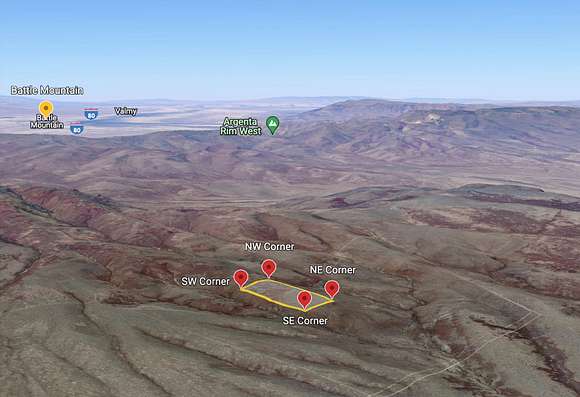 20 Acres of Recreational Land & Farm for Sale in Battle Mountain, Nevada