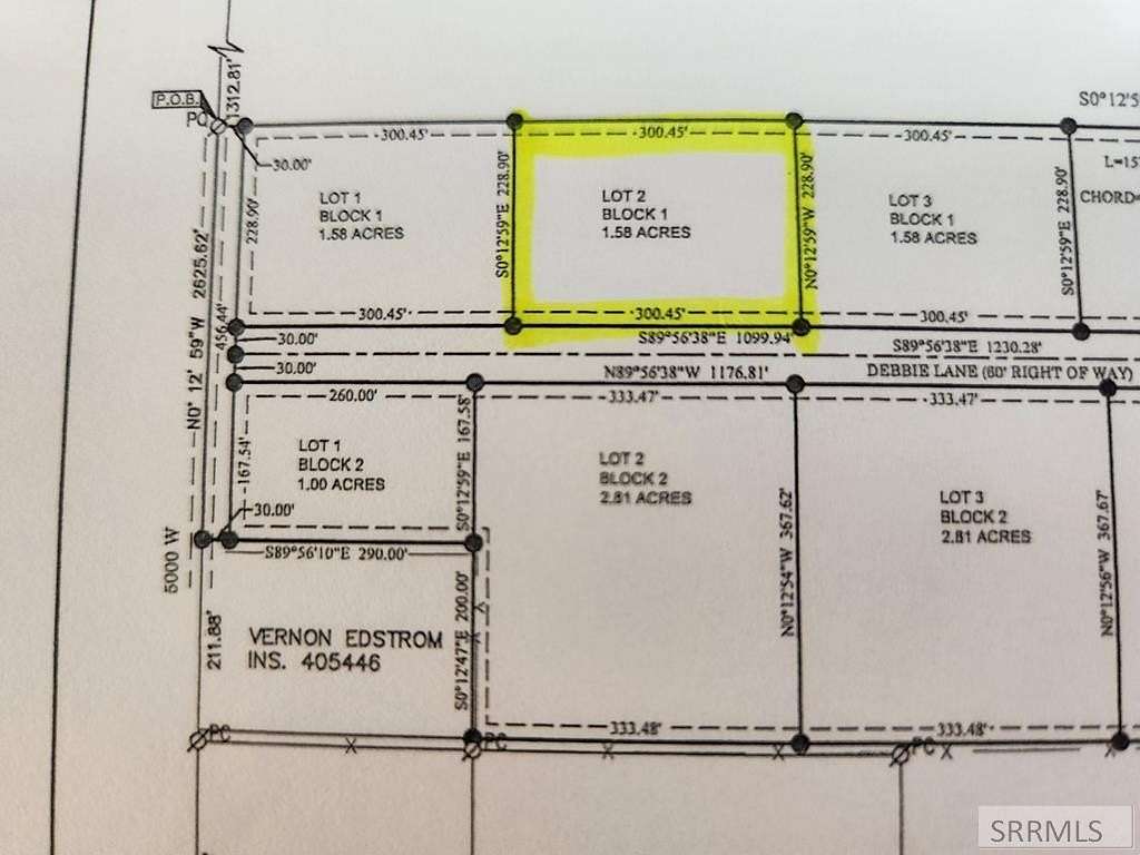 1.58 Acres of Residential Land for Sale in Rexburg, Idaho