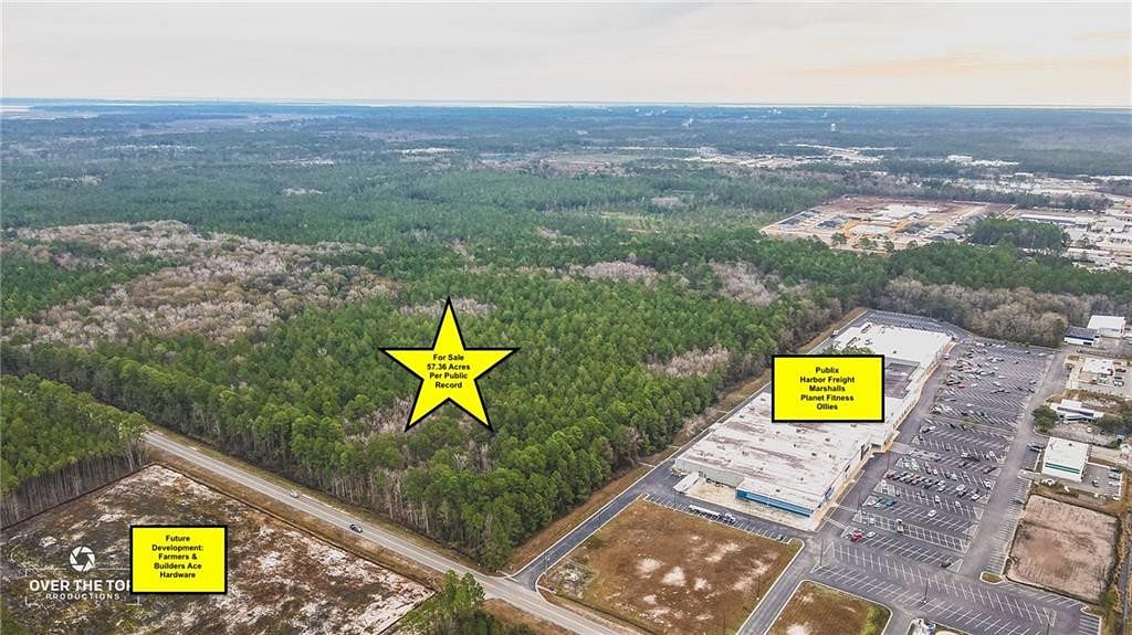 57.4 Acres of Land for Sale in Kingsland, Georgia