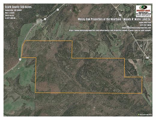 549 Acres of Recreational Land for Sale in Gainesville, Missouri