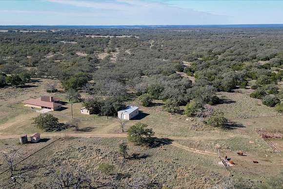 222 Acres of Land with Home for Sale in Lampasas, Texas