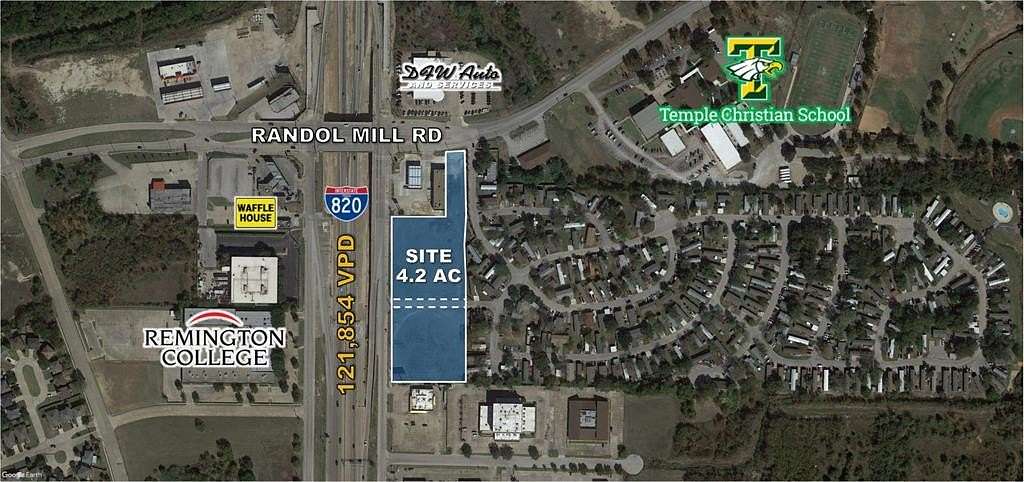 4.2 Acres of Land for Sale in Fort Worth, Texas